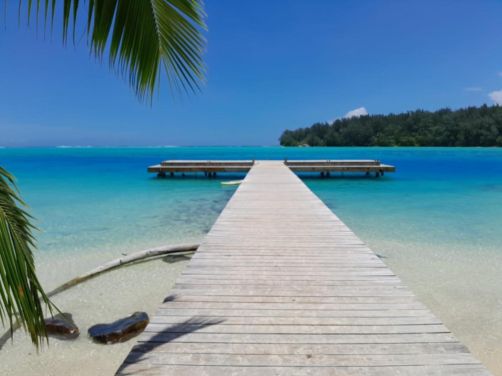 Tema'E Beach House Temae Kültér fotó